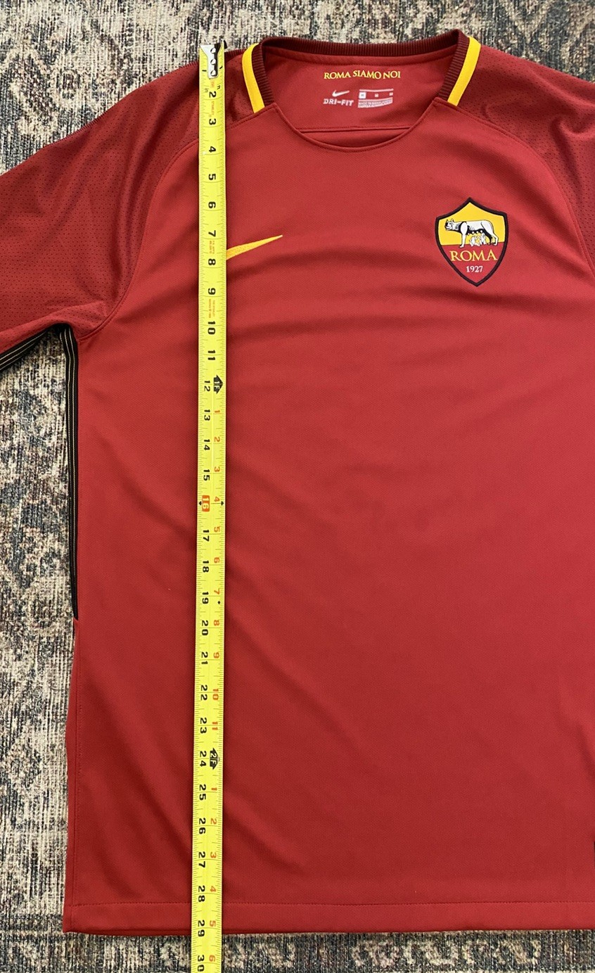 AS Roma Siamo Noi Nike Soccer Jersey SZ M Petrivelli 2017 Futbol Italy
