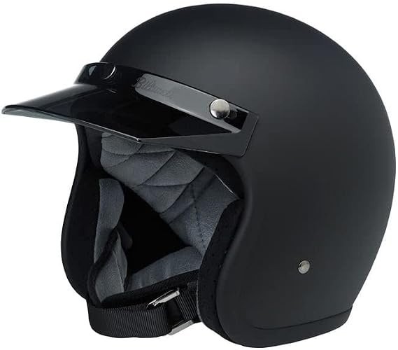 3 Snap Moto Visor Universal Fit for Helmets | Motocross Retro Vintage Modern Sty