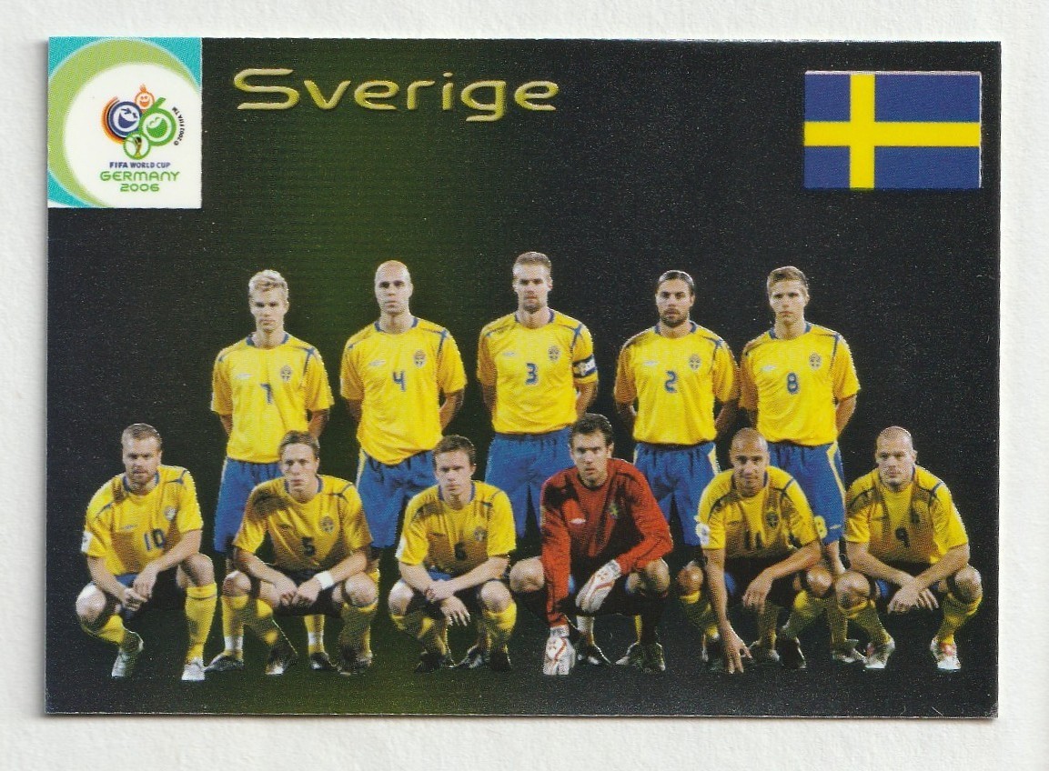2006 Panini World Cup #31 Sweden Team