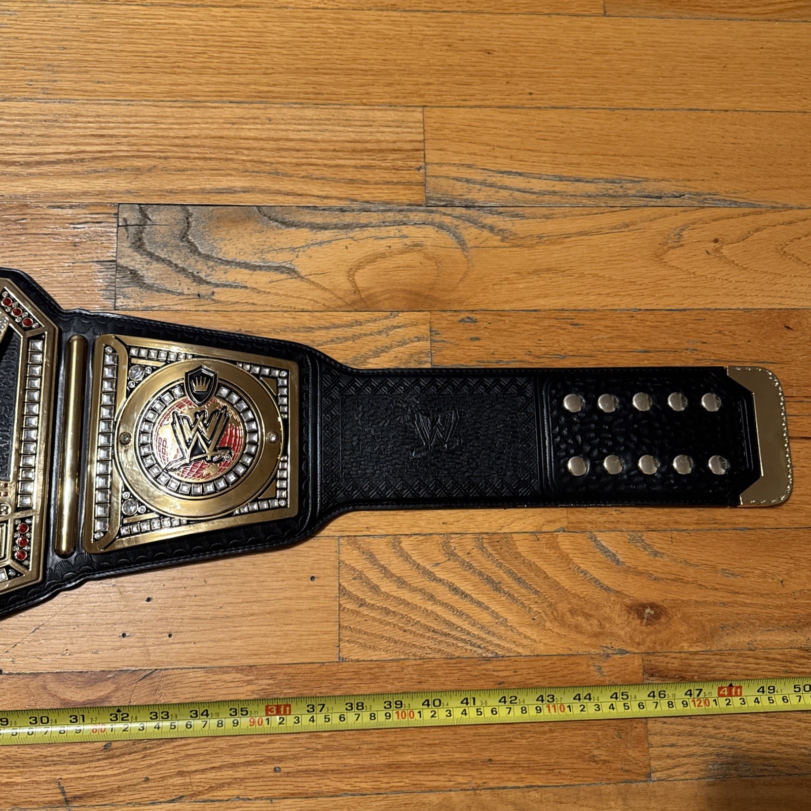 WWE Scratch Logo 2013 replica commemorative belt FIGS V1