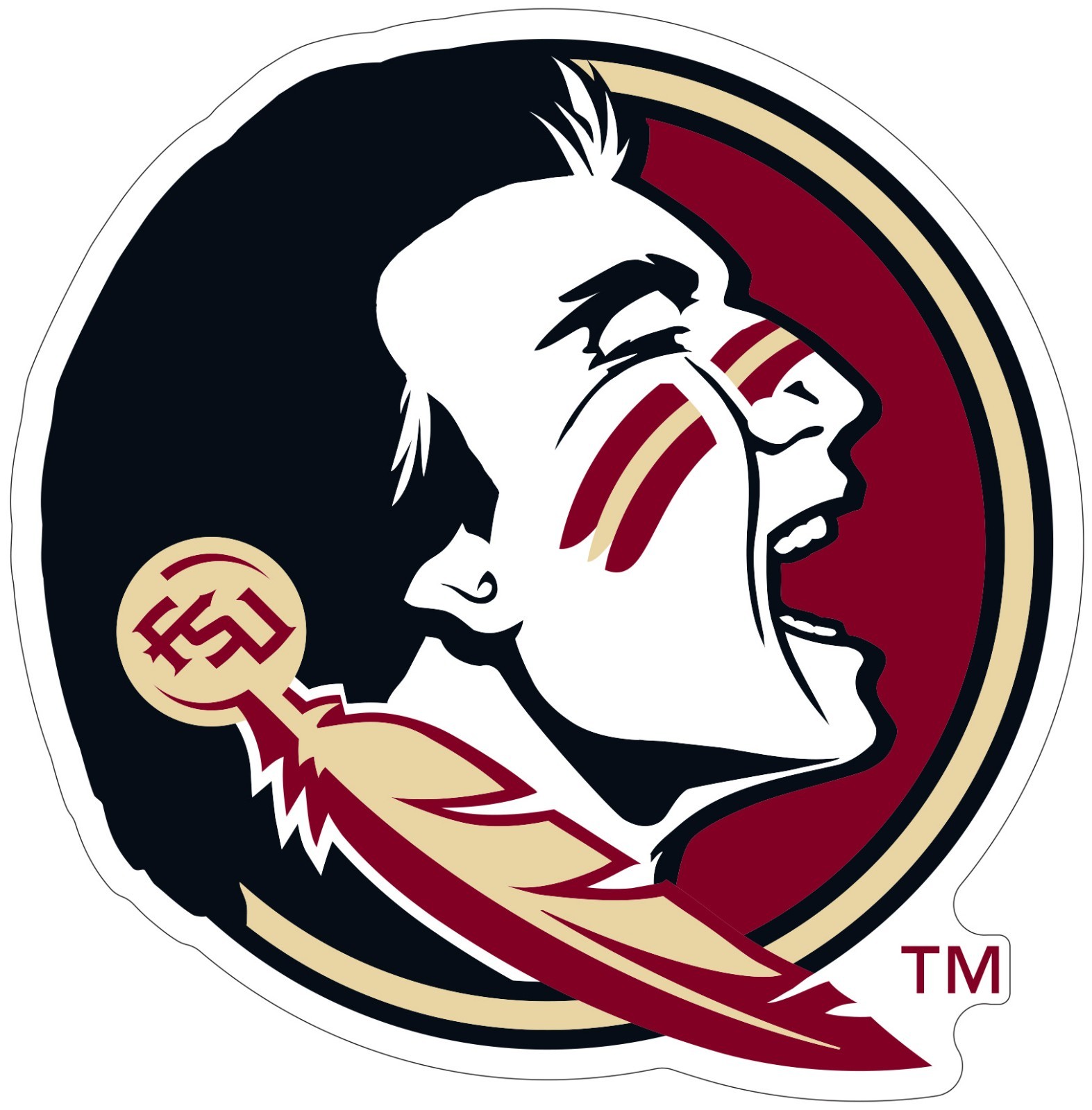 Florida State Seminoles – Die Cut Laminated Vinyl Sticker All Weather Safe 2″-15