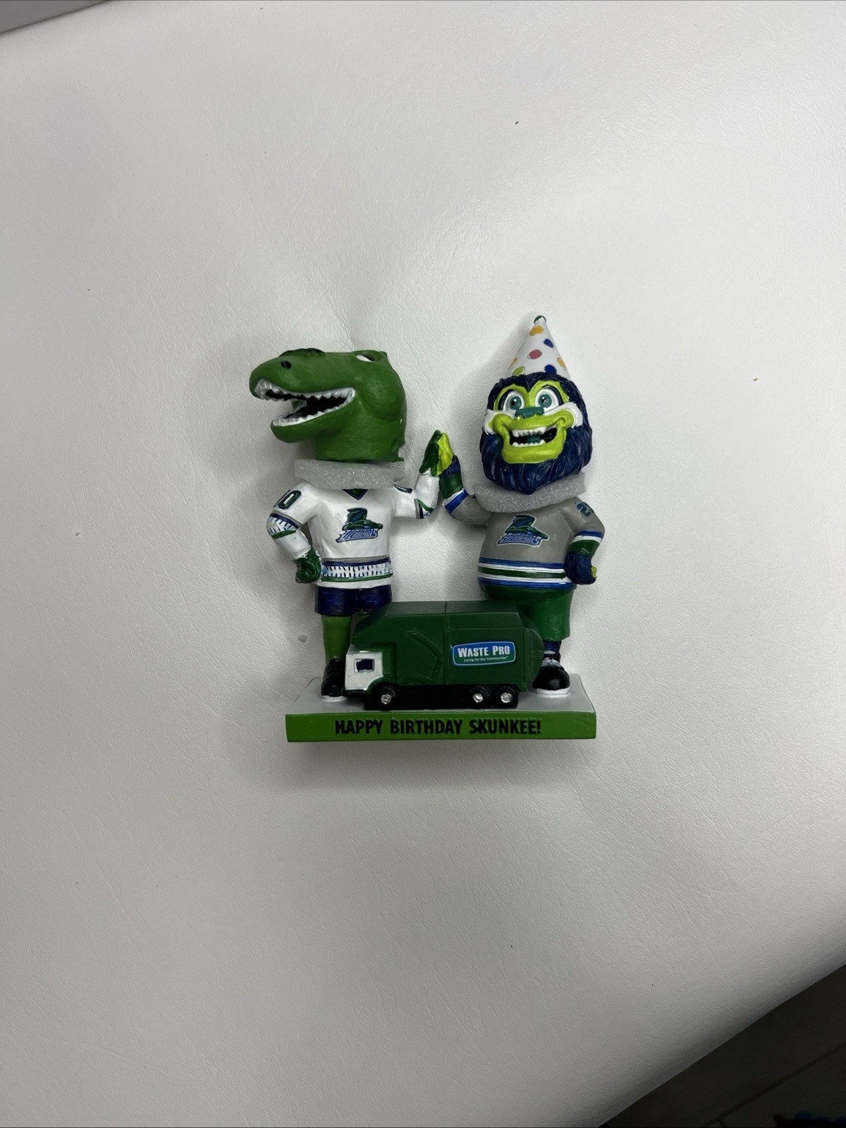 Happy Birthday Skunkee Bobblehead NIB 4/10/26 SGA w Sticker Waste Pro /1500