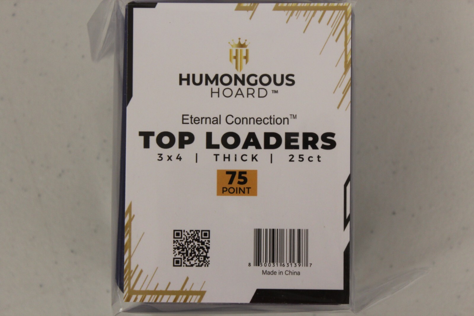 (25) Humongous Hoard 3″ x 4″ Premium Eternal Connection 75Pt Thick Top Loaders