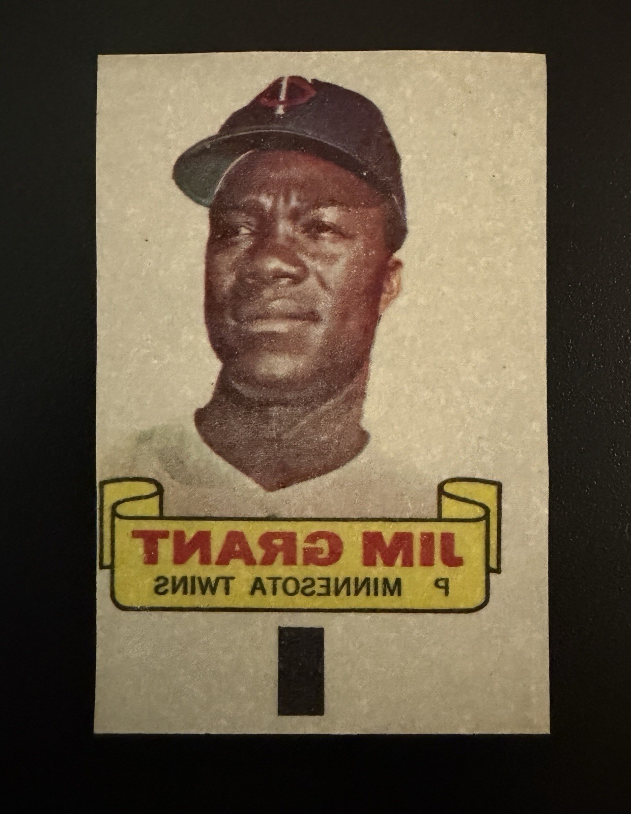 1966 Topps Rub Offs #36 Jim Grant – Minnesota Twins