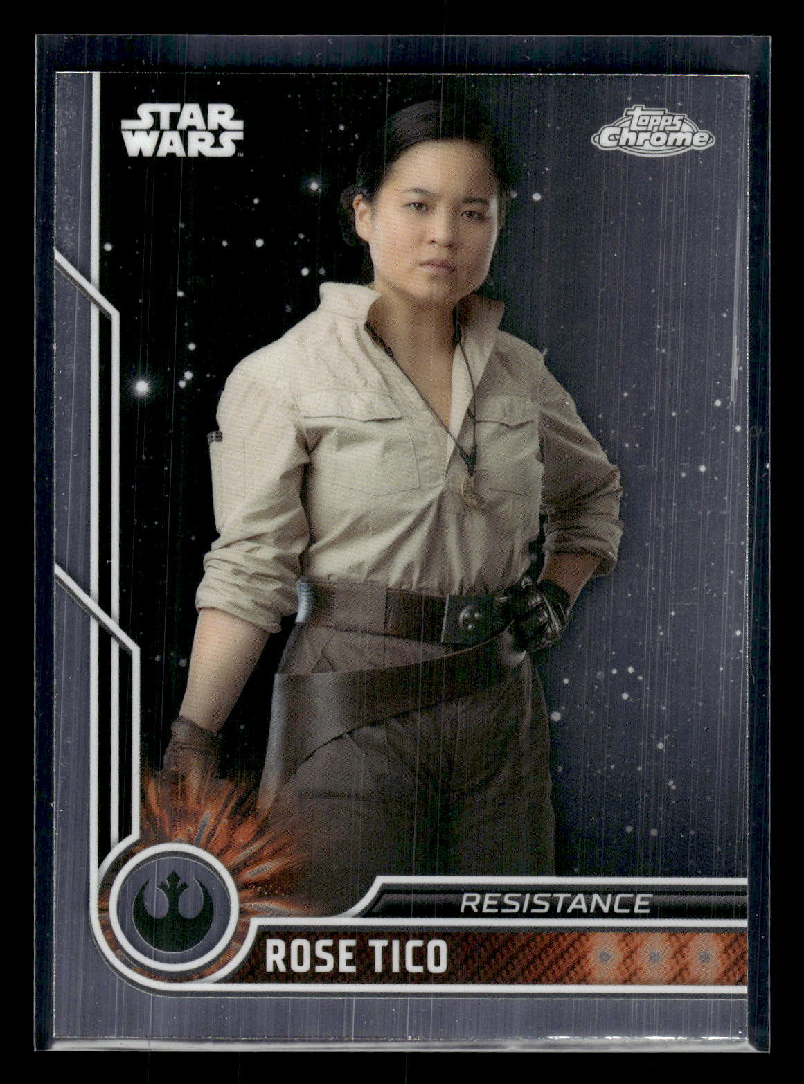 2023 Topps Chrome Star Wars #76 Rose Tico Resistance Mint+ New
