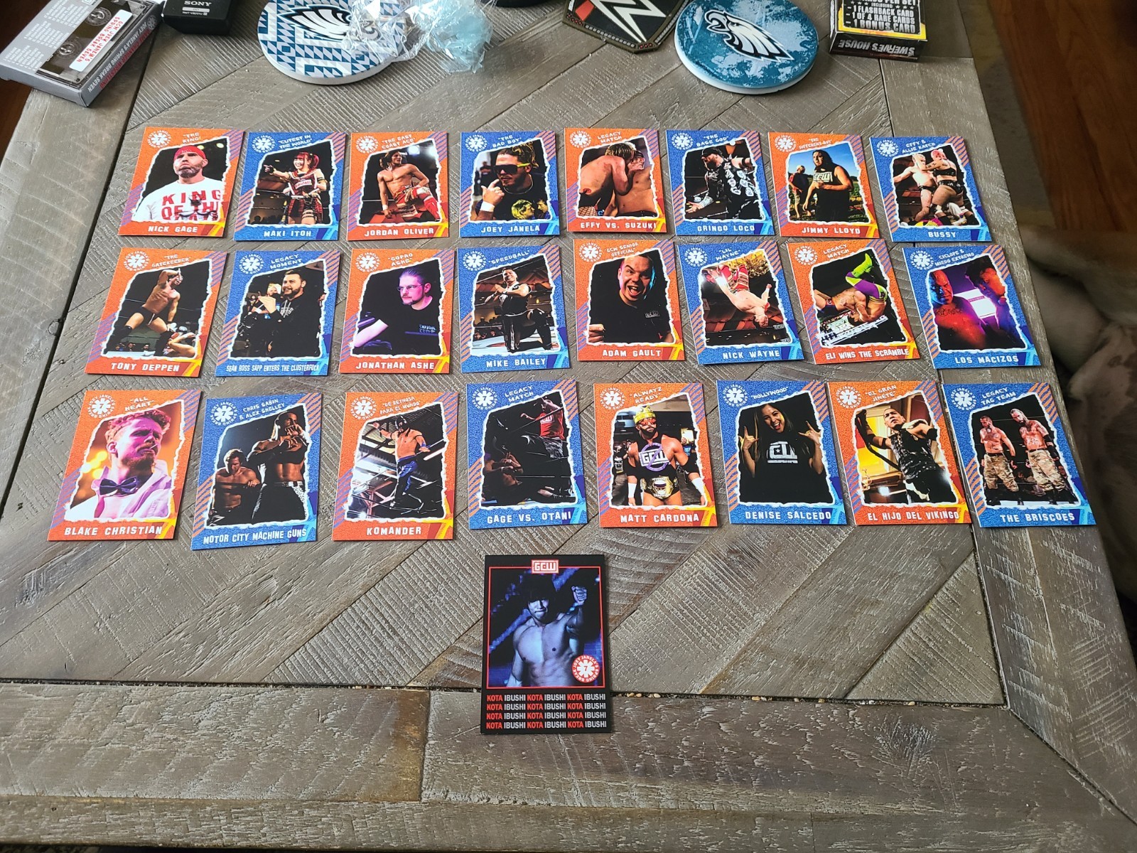 Game Changer Wrestling Joey Janela’s Spring Break 7 Card Set GCW Briscoes ITOH