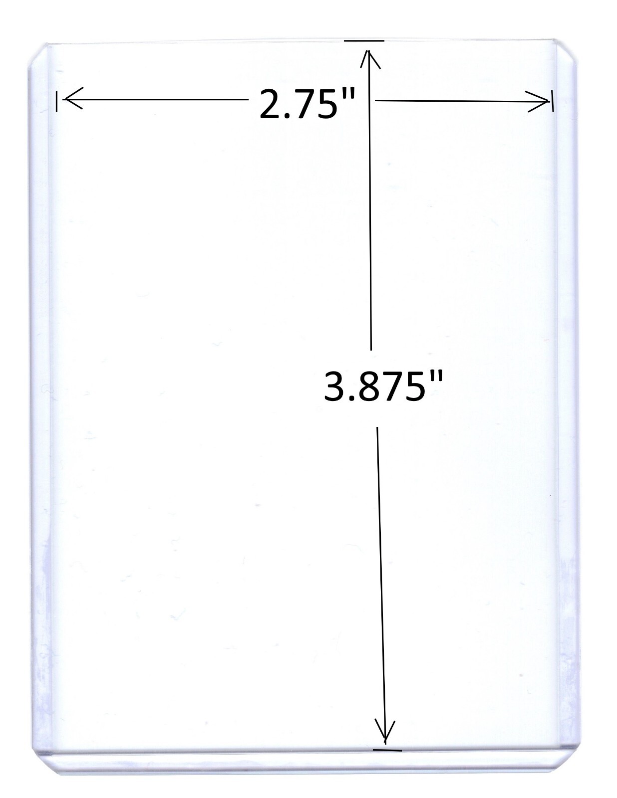 Card Holder, Trading Sports Top Loader Thick 55pt, Regular Size, 100/200/1000