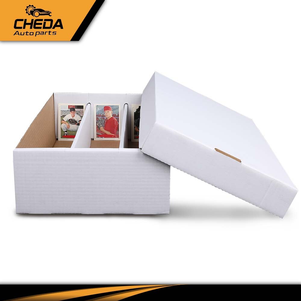 2x 3000 Count Super Shoe Cardboard Standard Trading/Gaming Card Storage Boxes