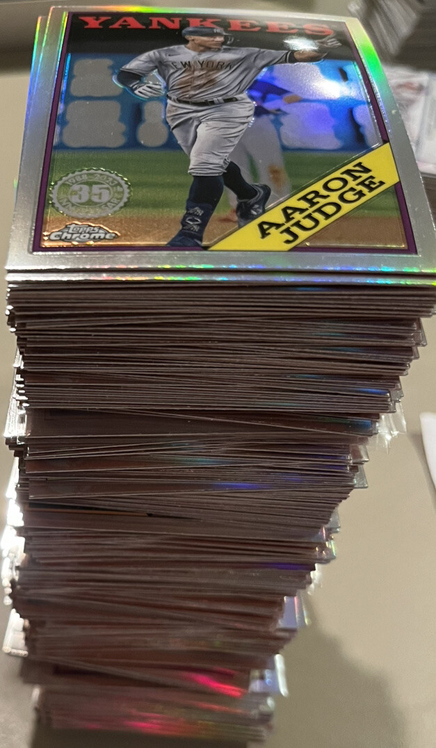 2023 Topps Chrome 1988 Refractor Insert – You Pick- Complete Your Set