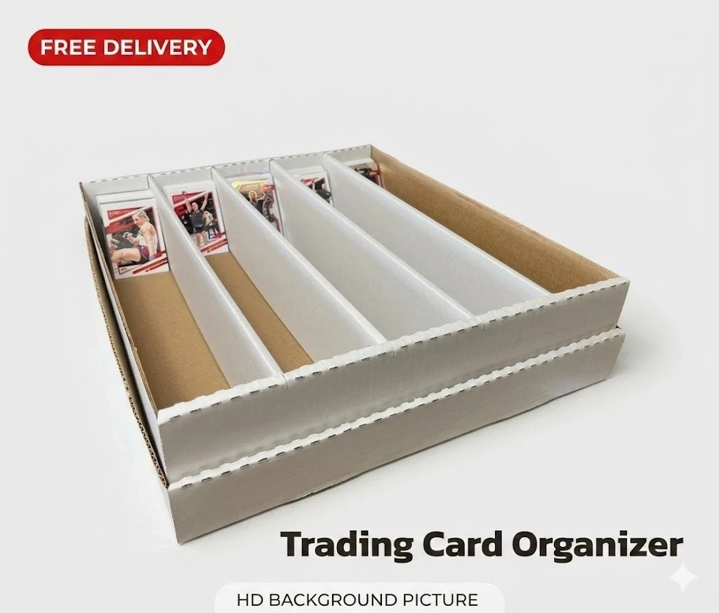 1-Pack • 5000-count • Trading Card Storage Box • Woodhaven Trading Firm