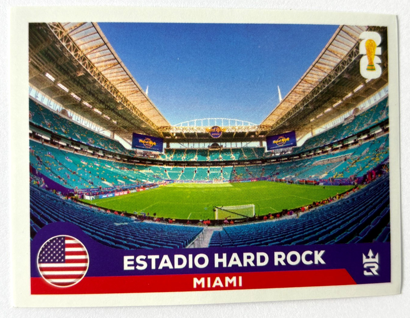 2026 WORLD CUP FIFA 3R #004 HARD ROCK STADIUM USA Sticker