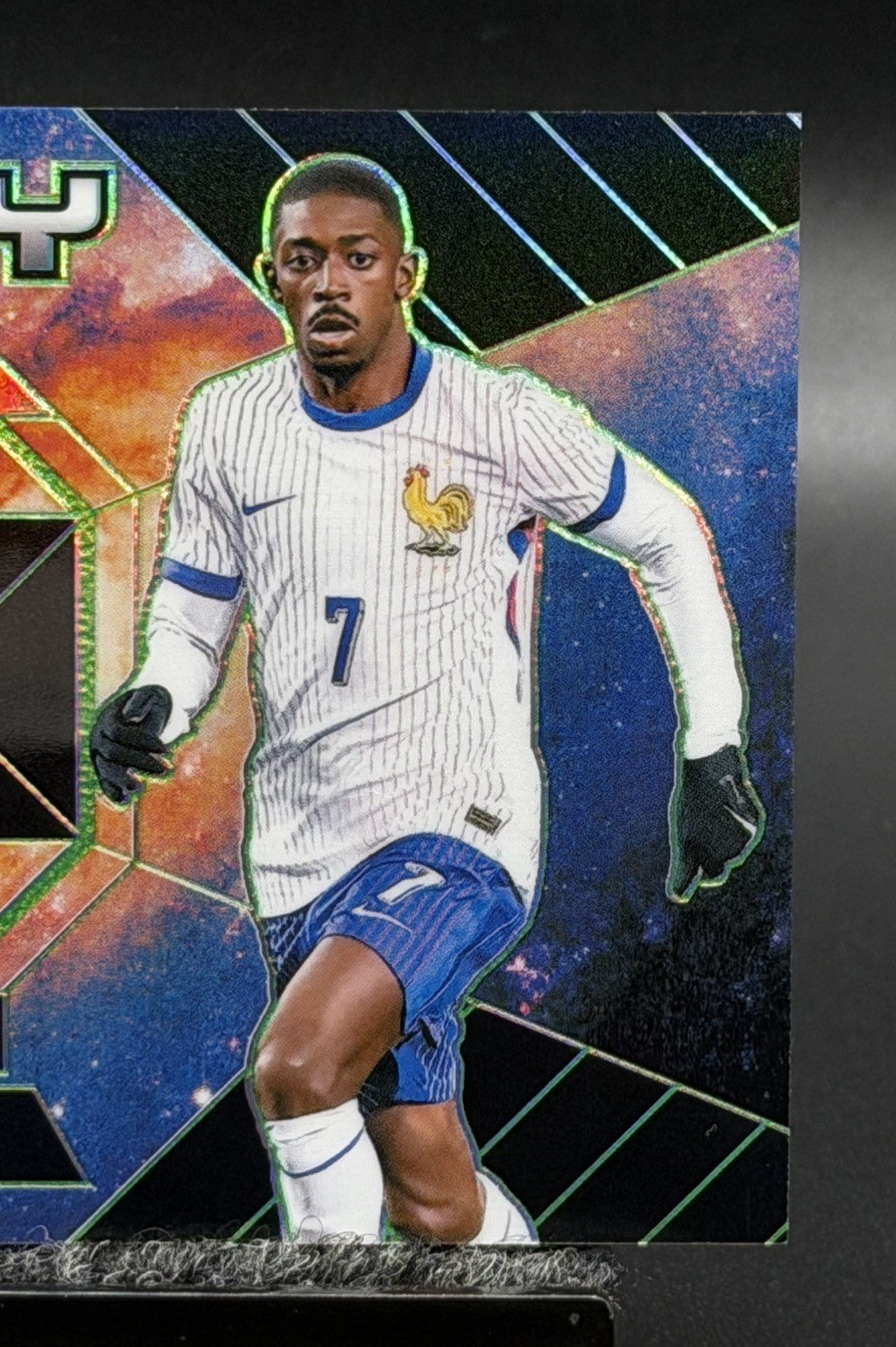 2024-25 Obsidian Ousmane Dembélé🇫🇷 ⚽️Galaxy Gear Green MEM,SSSP#/5,VERY RARE🔥