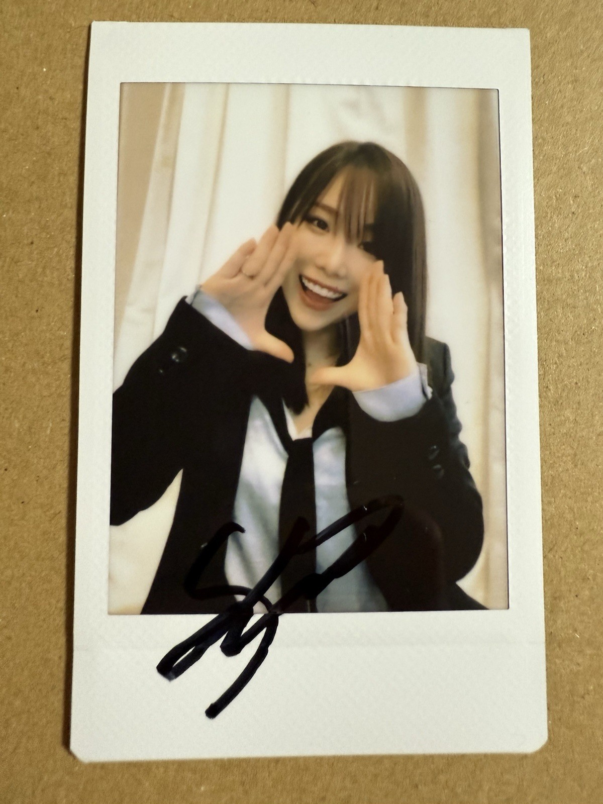 KAIRI Hojo Sane Autograph Cheki mini 54 x 86mm 1/1 Instax STARDOM WWE