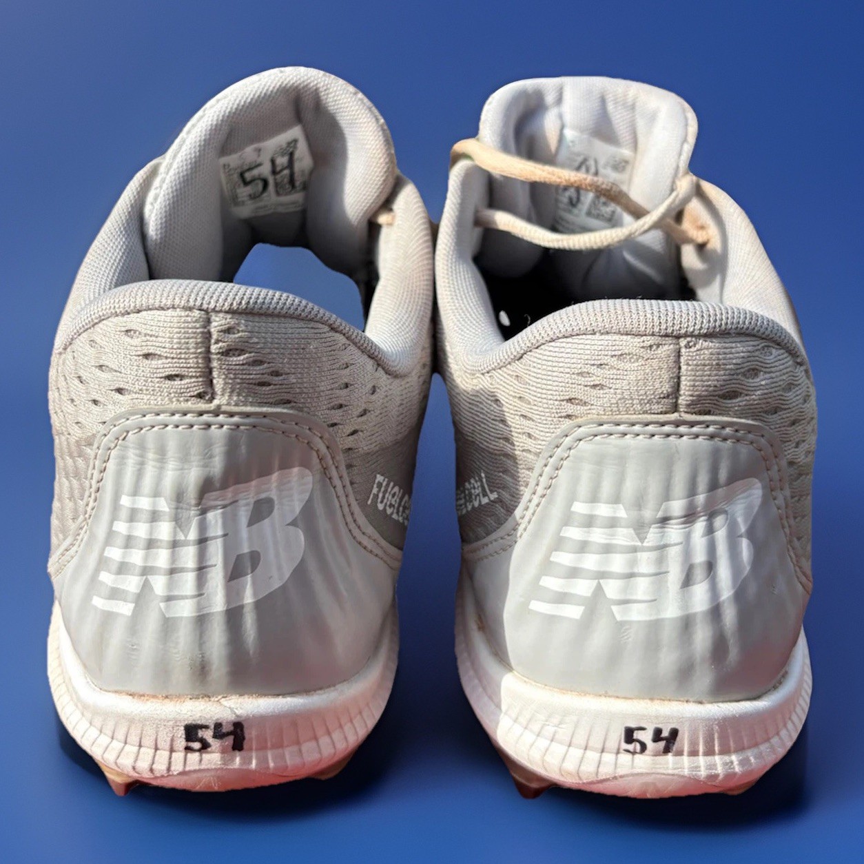 Miami Marlins Dane Myers #54 Game Worn New Balance fuelcell molded, size 10,5