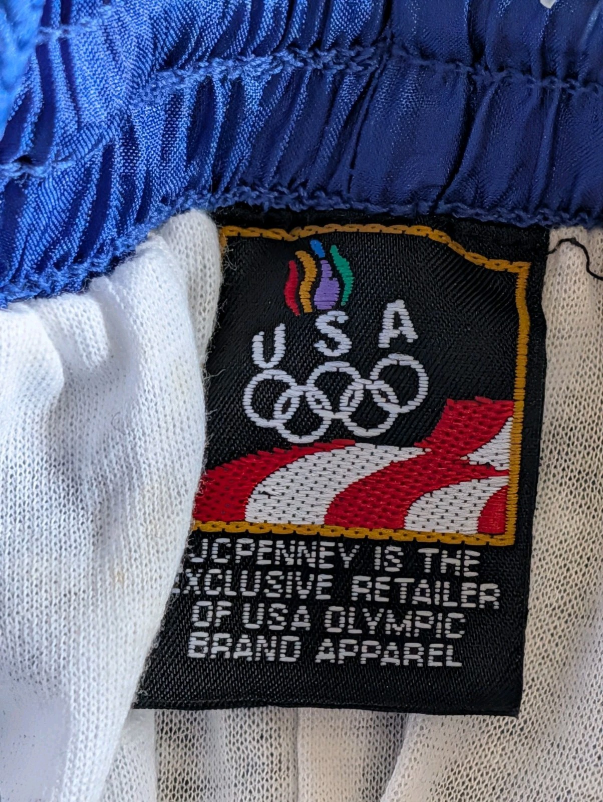 Vintage JC Penny Exclusive USA Olympics Wind Pant/ Wind Jacket Set: See Details