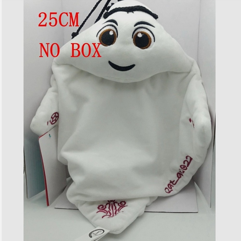 Official World Cup Qatar 2022 La’eeb Plush Doll 25CM No Box New