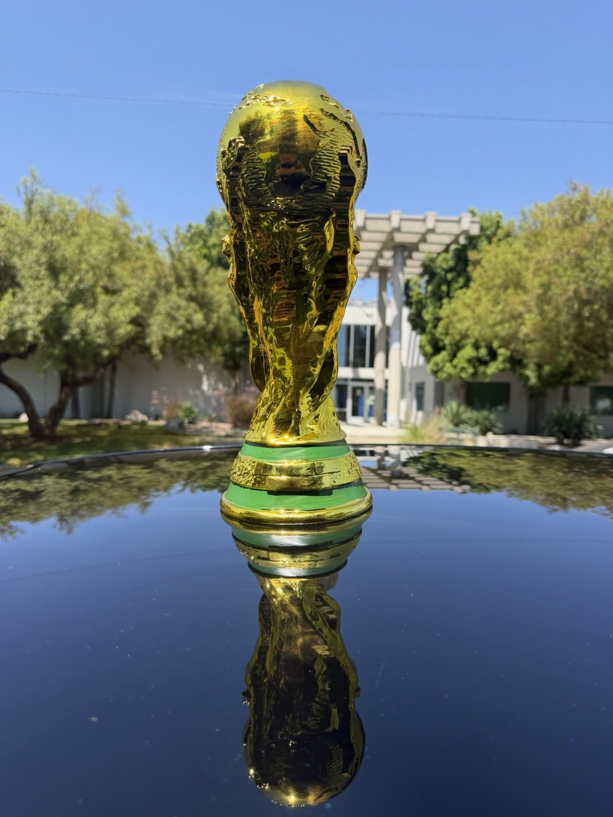 World Cup Trophy Replica 14.2in 2lb (resin and gold-plated)