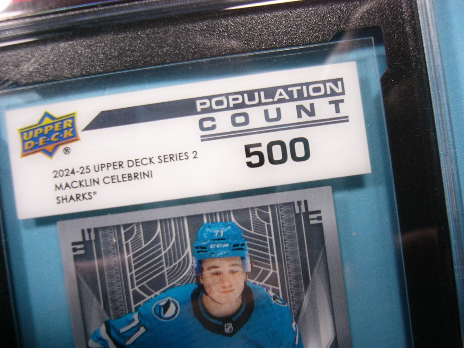 2024/25 UPPER DECK POP COUNT 500 HOCKEY #PC-42 MACKLIN CELEBRINI ROOKIE KSA 10
