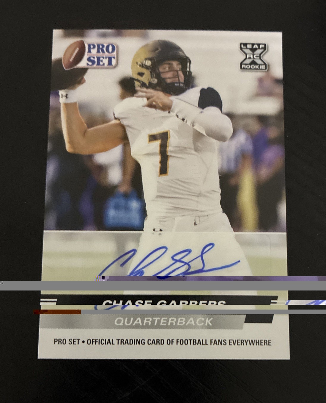2022 Leaf Pro Set Draft – Autograph RC Chase Garbers #PSA-CG1 Cal Bears