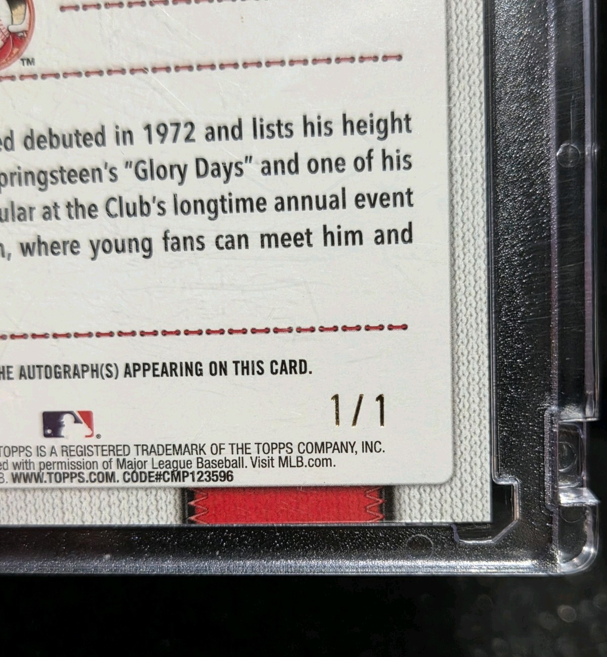 2026 Topps Mr. Red Mascots 1/1 Auto Autograph Cincinnati Reds Foilfractor HOT 🔥