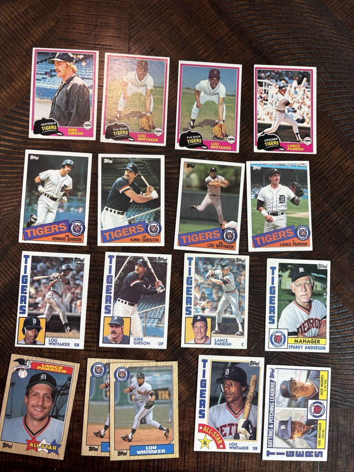 Lot of 3200 Detroit Tigers Alan Trammell Lou Whittaker Kirk Gibson LOADED!!!