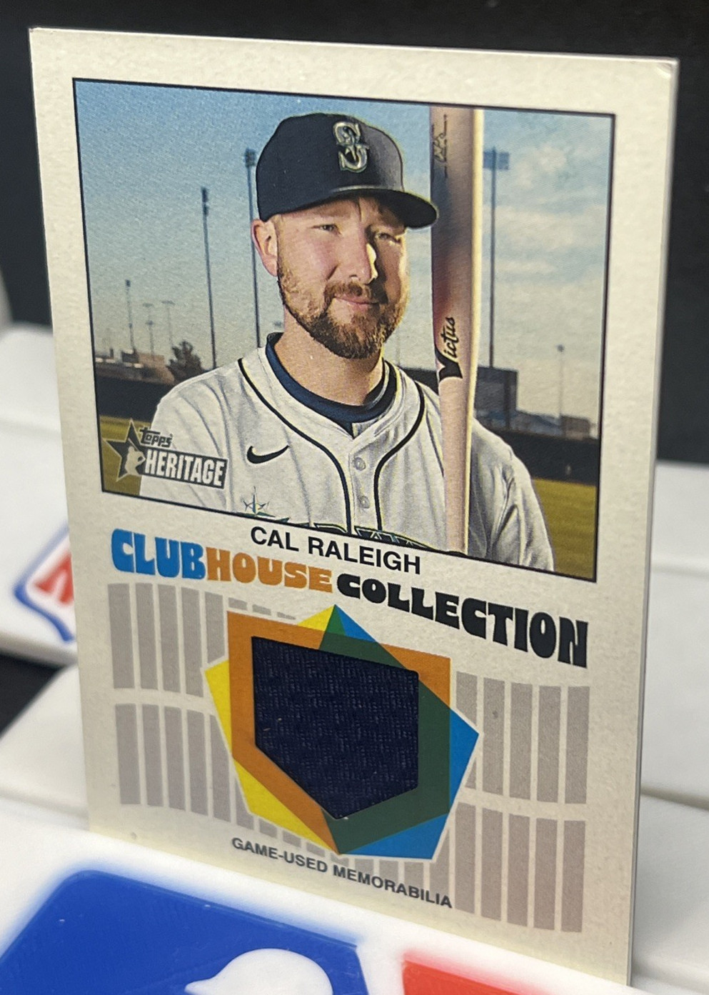 2026 Topps Heritage Cal Raleigh Clubhouse Collection Relic Patch Jersey Mariners