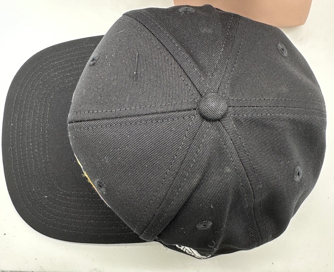 ERROR RARE 2017 Golden State Warrior Basketball Finals Hat Vintage SnapBack NOS