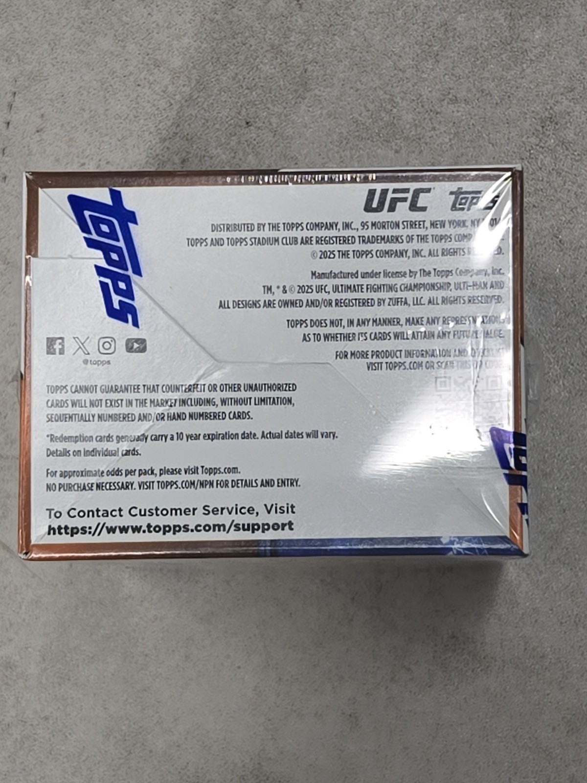 2025 TOPPS UFC STADIUM CLUB VALUE BLASTER BOX FACTORY SEALED 30 CARDS