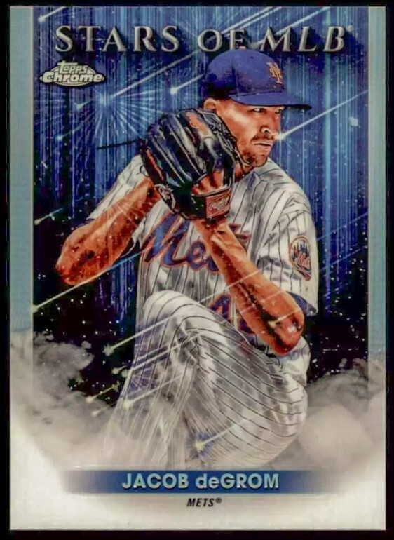 2022 Topps Chrome Stars of the MLB Jacob deGrom New York Mets #SMLBC-13