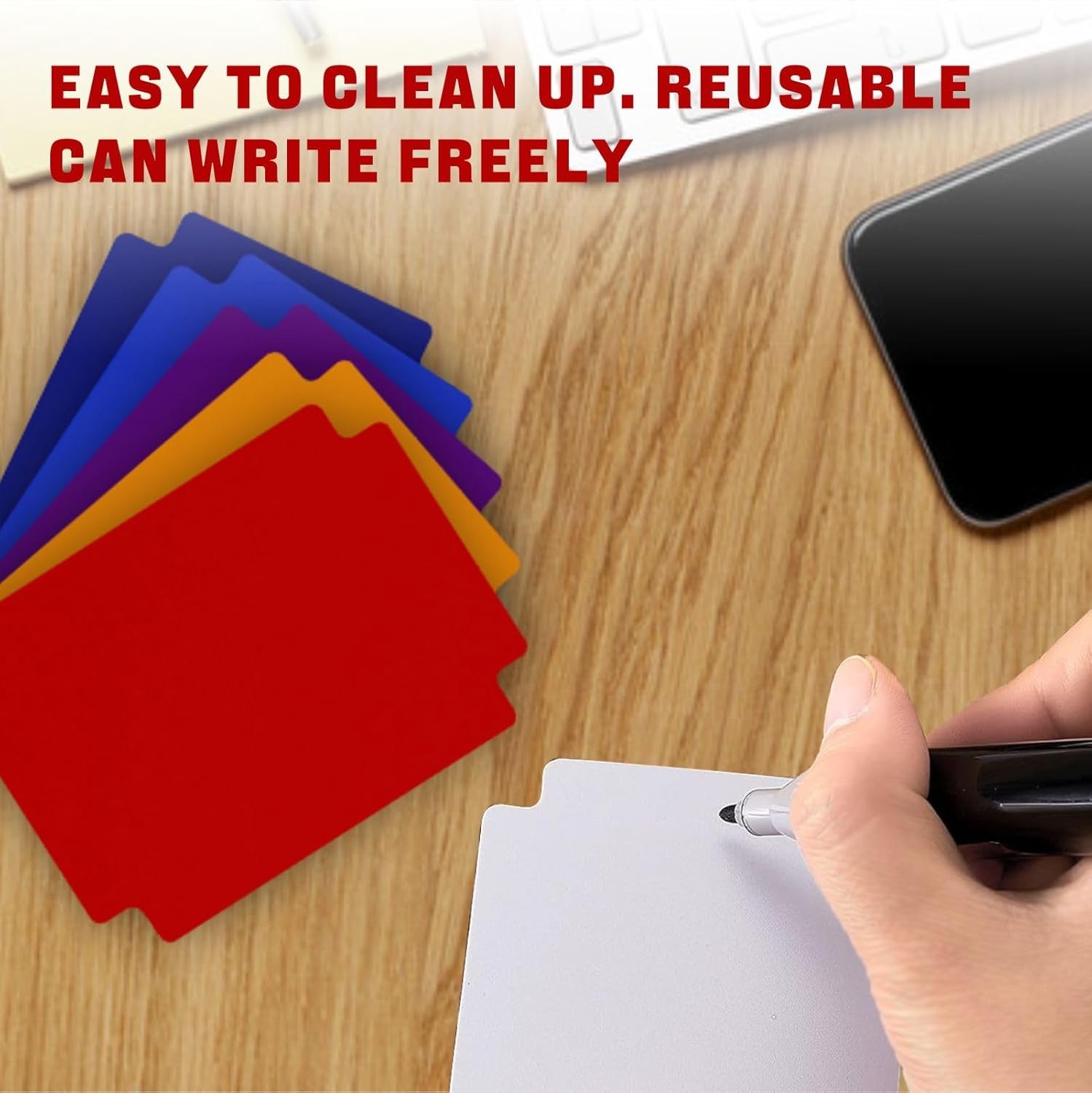 Trading Card Dividers 100 Pieces Multicolor Card Dividers with Tabs Plastic Card