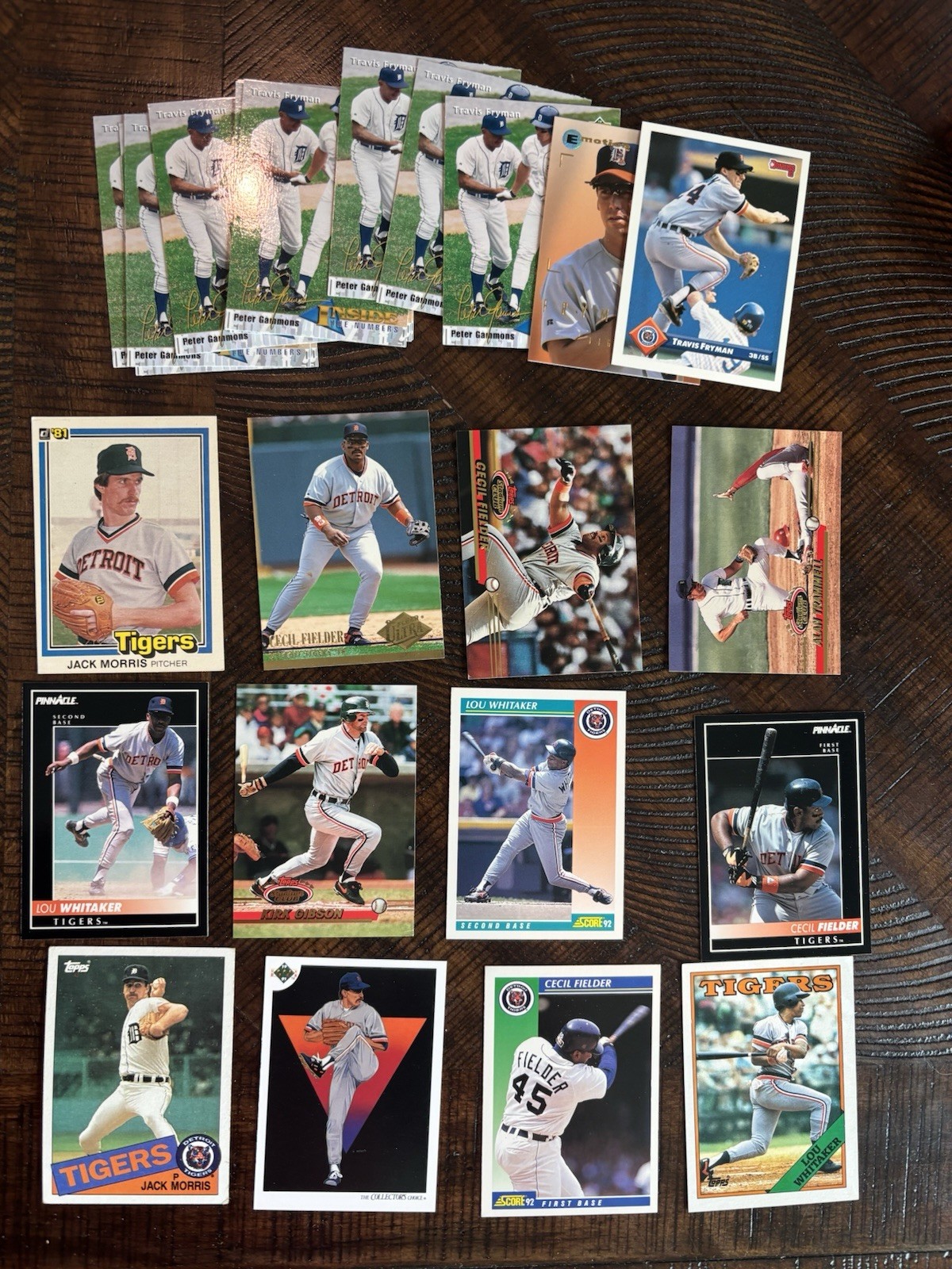 Lot of 3200 Detroit Tigers Alan Trammell Lou Whittaker Kirk Gibson LOADED!!!