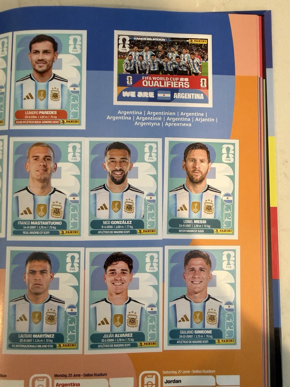 (COMPLETED) Panini FIFA World Cup 2026 Official Sticker Hardcover Album