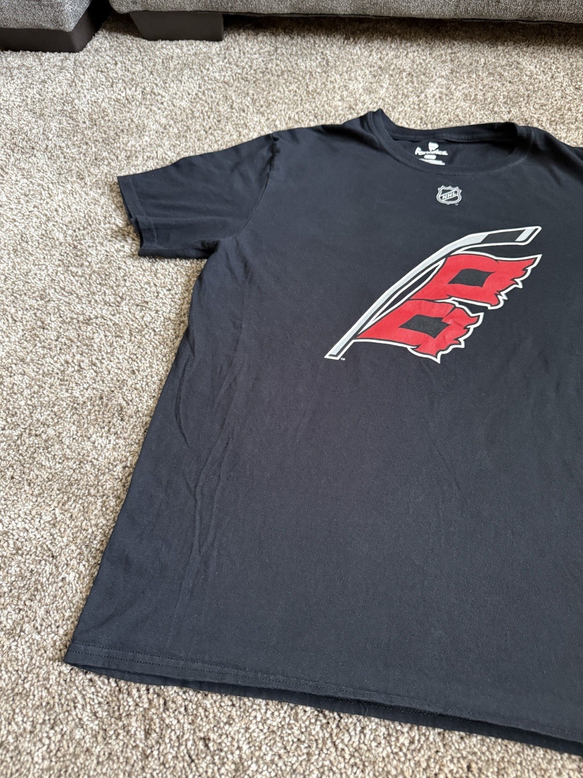 NHL Carolina Hurricanes Jordan Staal #11 T Shirt Fanatics Black Size Large