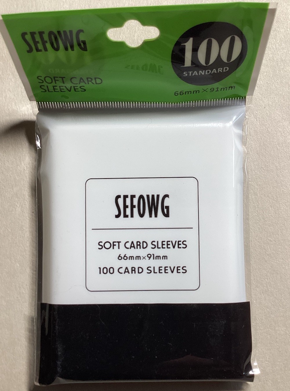Sefowg Penny Trading Card Sleeves 1 Unopened pack of 100 With Tracking