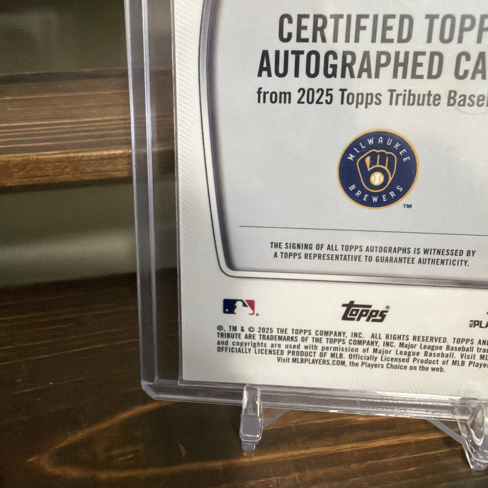 Carlos Rodriguez 2024 Topps Tribute RC Purple /50 Rookei AUTO #TA-CR Brewers
