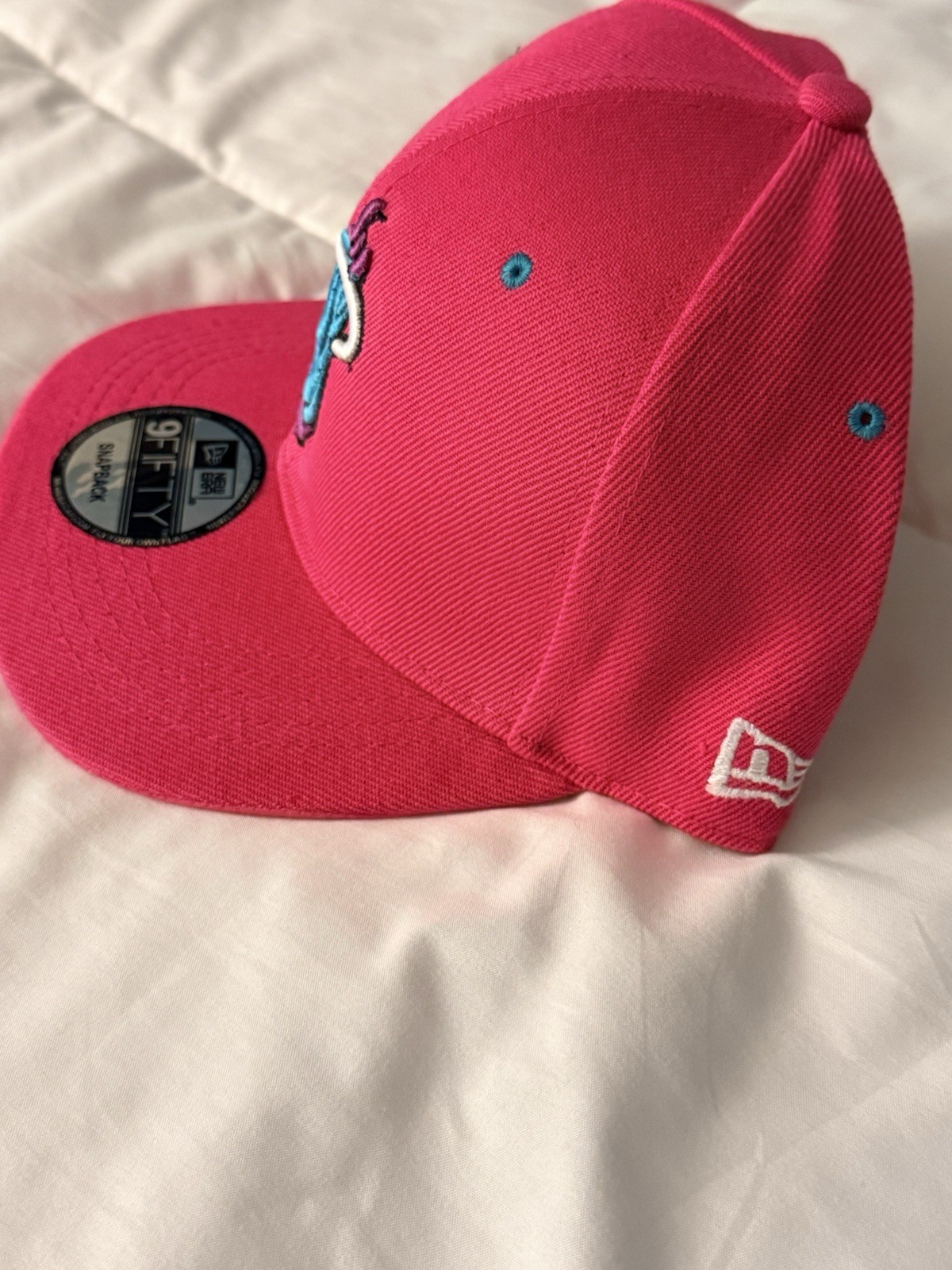 Miami Heat NBA Team Pink Snap Back 59fifty New Era Official