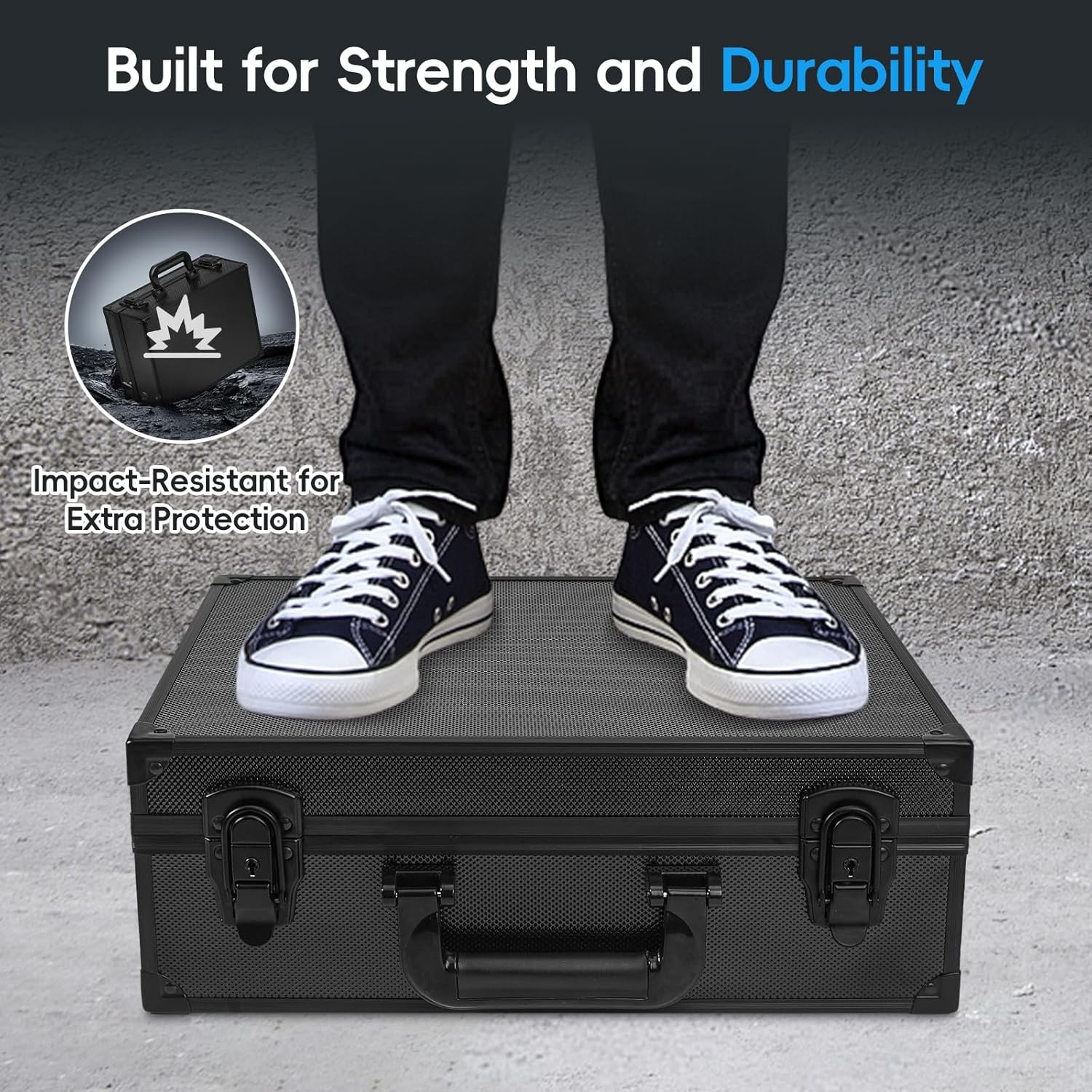For Toploader Hard Case For 3″ x 4″ 35pt Sports Cards Storage Boxes Holds 600+ A