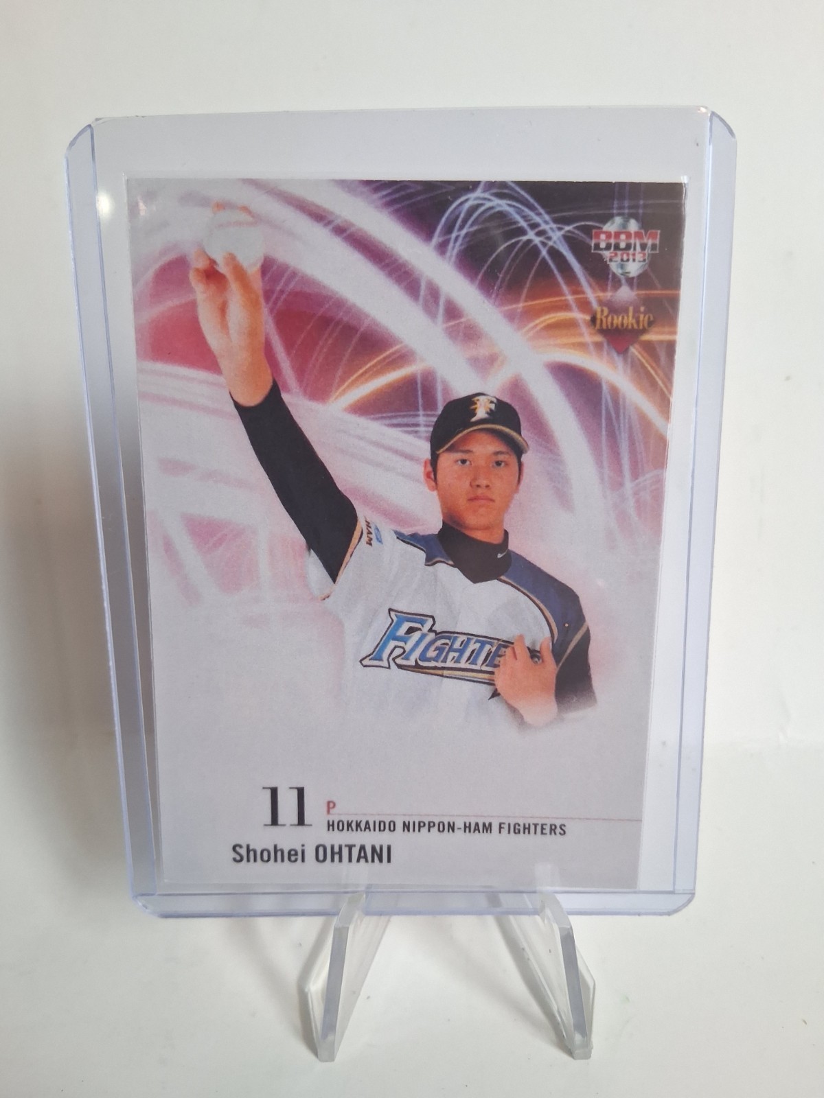 2013 BBM Shohei Ohtani Dual Sided Novelty Rookie Card!