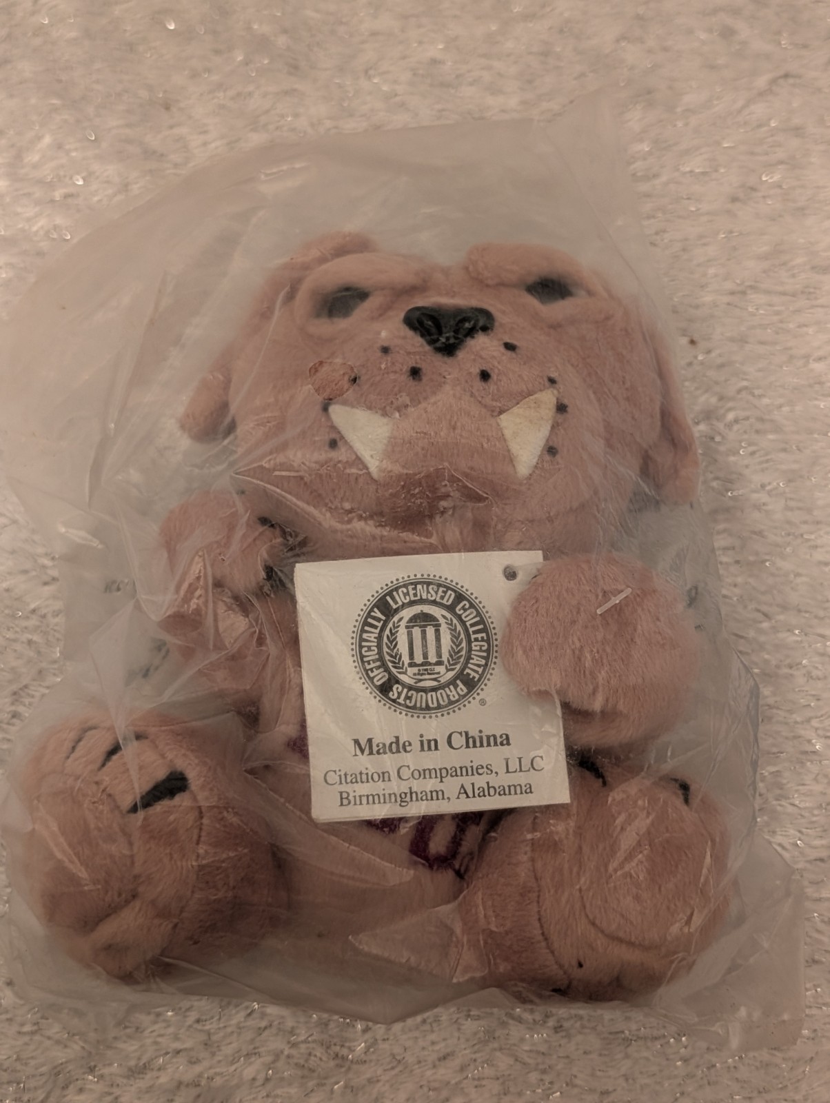 Vintage 1997 Shoney’s SEC Bean Bag Mississippi State Bulldog Mascot: See Details