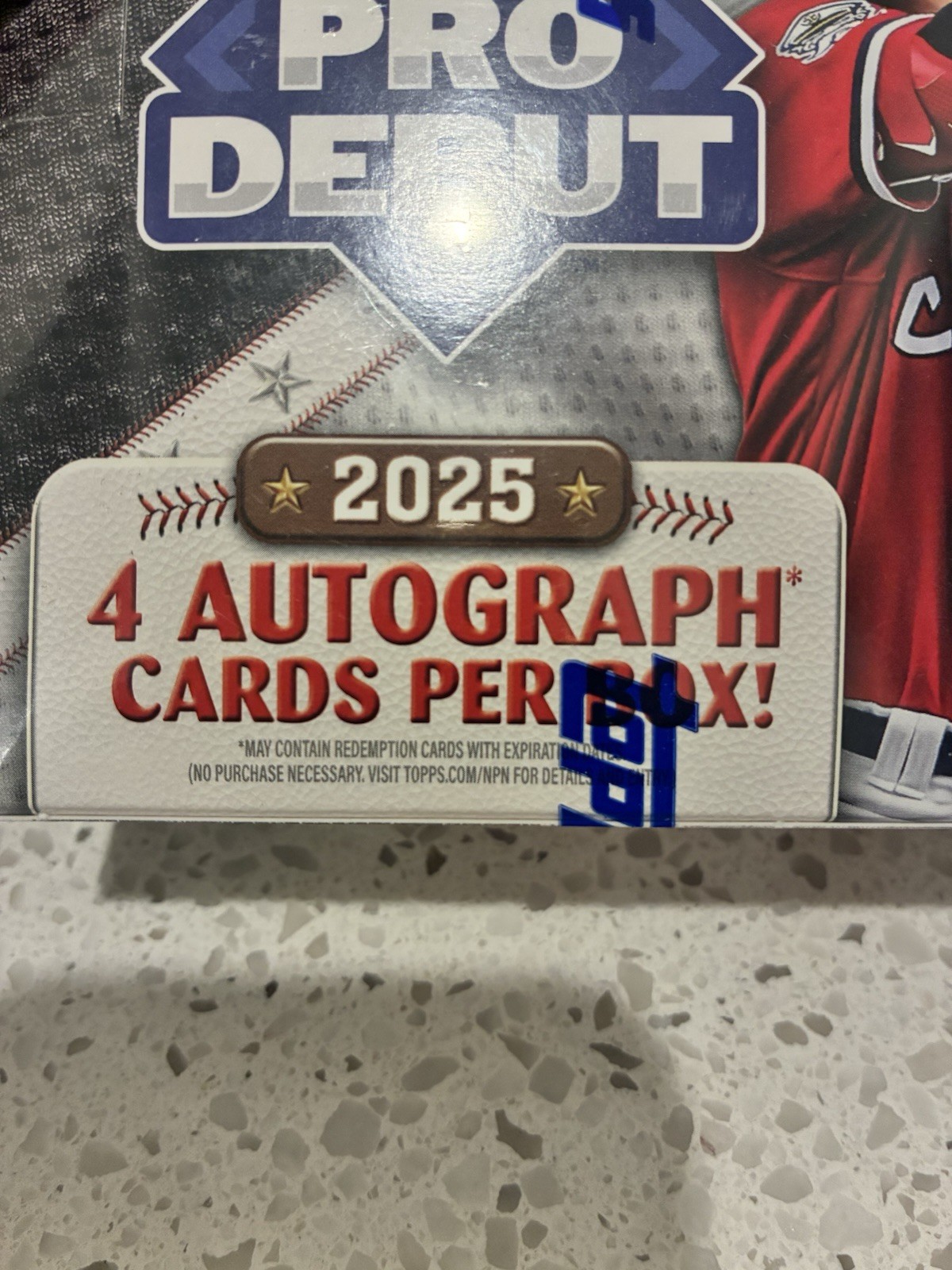 TOPPS 2025 Pro Debut Baseball Hobby Jumbo Box