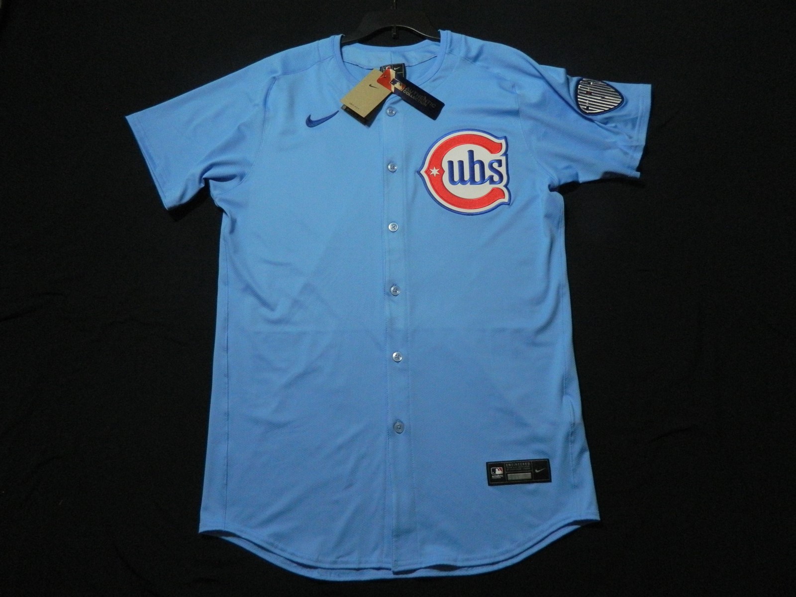 Authentic Chicago Cubs Vapor Elite Alternate Light Blue Jersey 44 Reg.$355