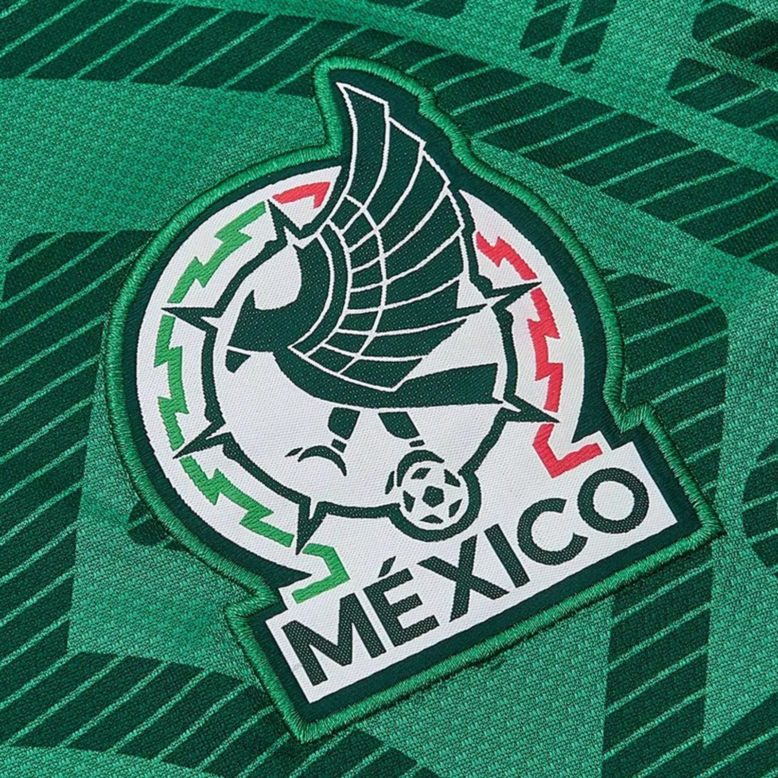 Unisex 2026 World Cup Mexico Home Soccer Jersey,Aztec Geometric Pattern