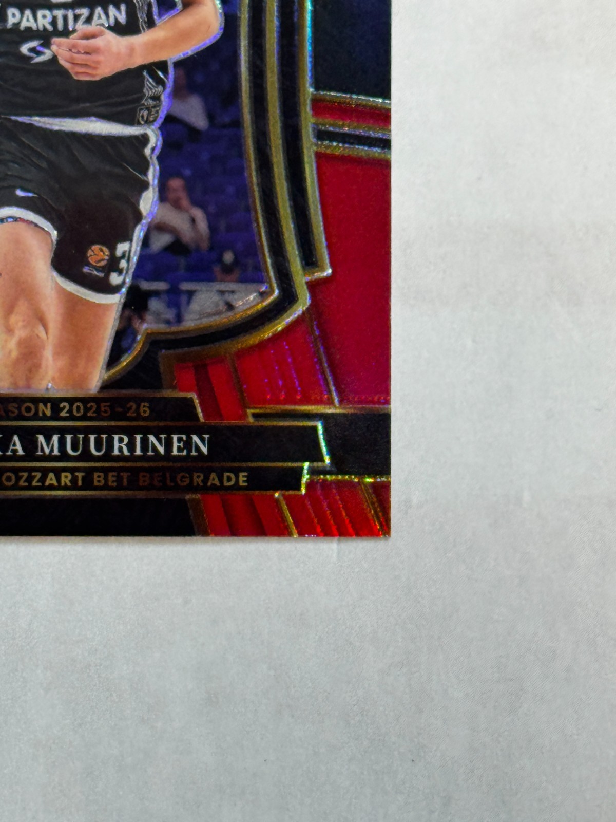 Miikka Muurinen Red /199 2025-26 Panini Select EuroLeague Basketball #196