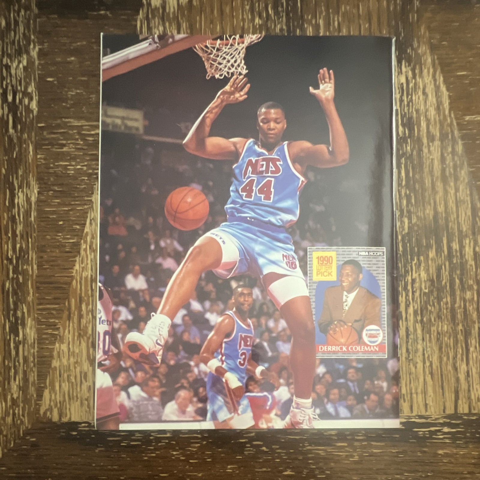 Beckett Media Beckett Basketball Monthly May 1991 #30 Derrick Coleman Nets