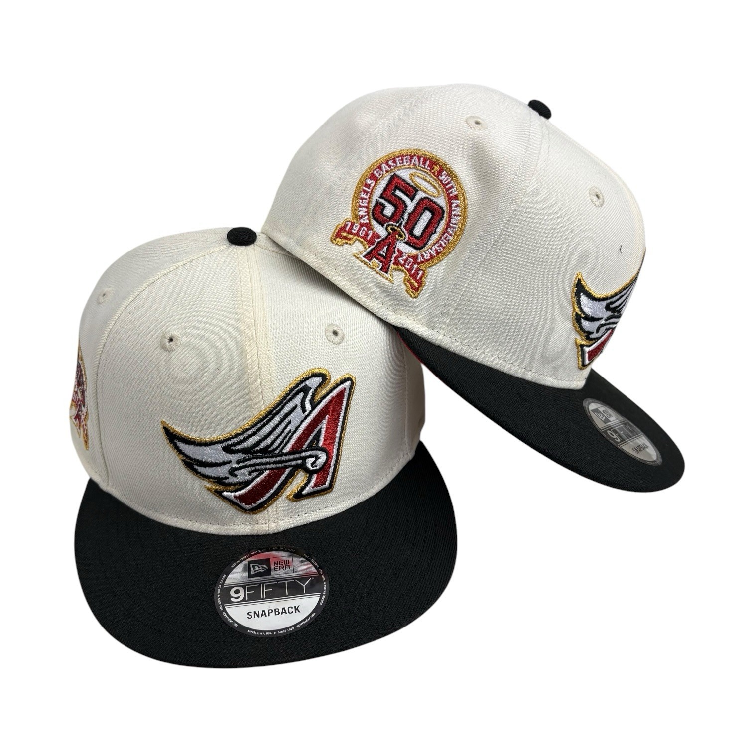 New Era Anaheim Angels 50th Anniversary 9FIFTY Adjustable Snapback Hat Cap