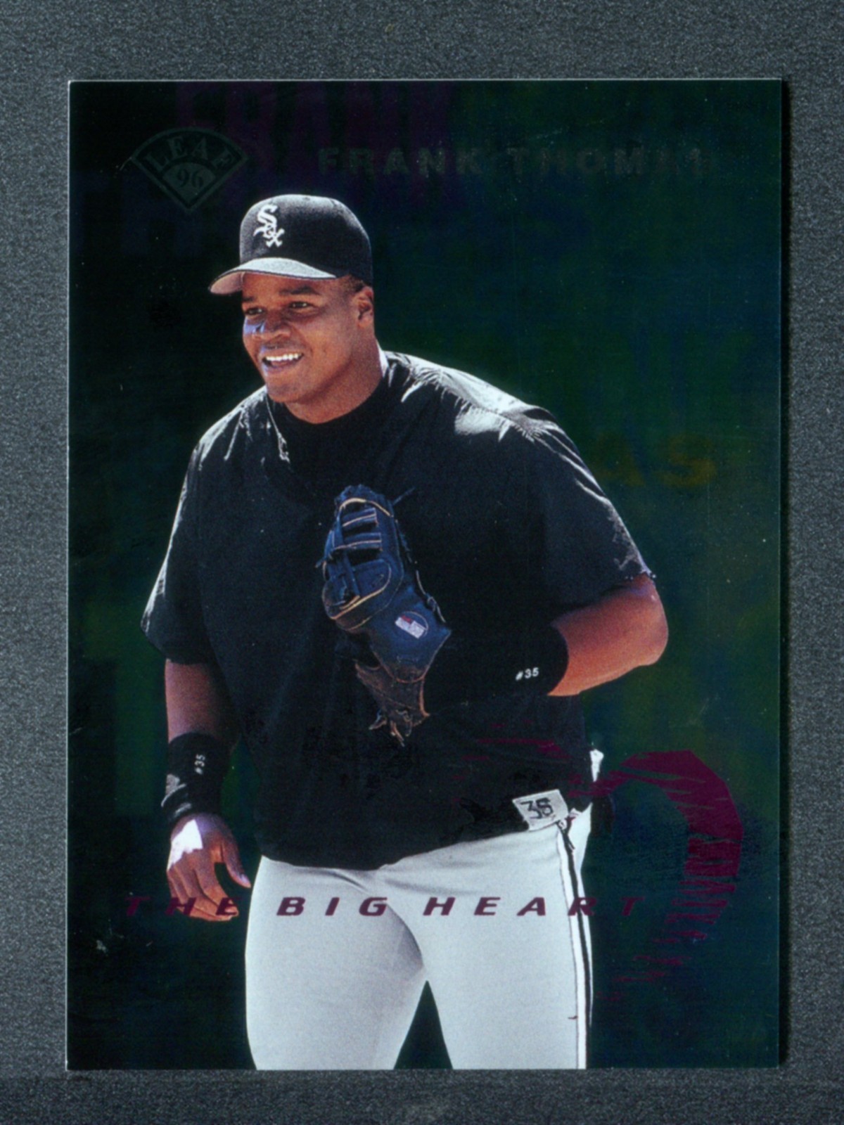 1996 Leaf Big Heart Foundation Set of 4 Autographed Signed x1 Frank Thomas /3500