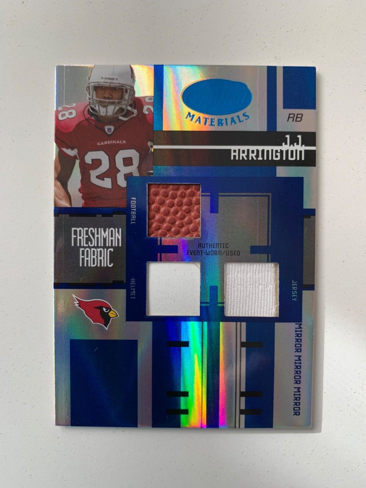 2005 Leaf Certified rc rainbow JJ ARRINGTON /5 /25/50/150 Arizona Cardinals