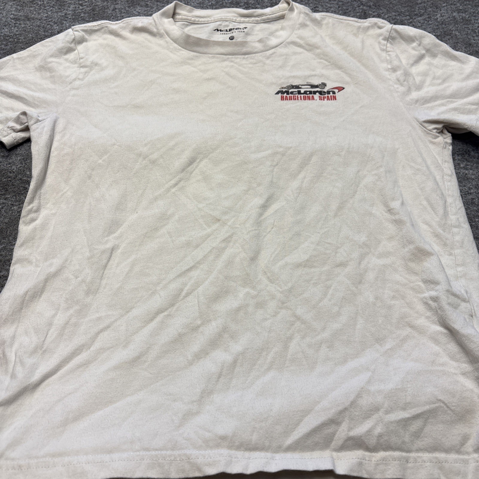 McLaren Formula 1 Team Fast Lane Graphic T-Shirt XS 1998 Barcelona