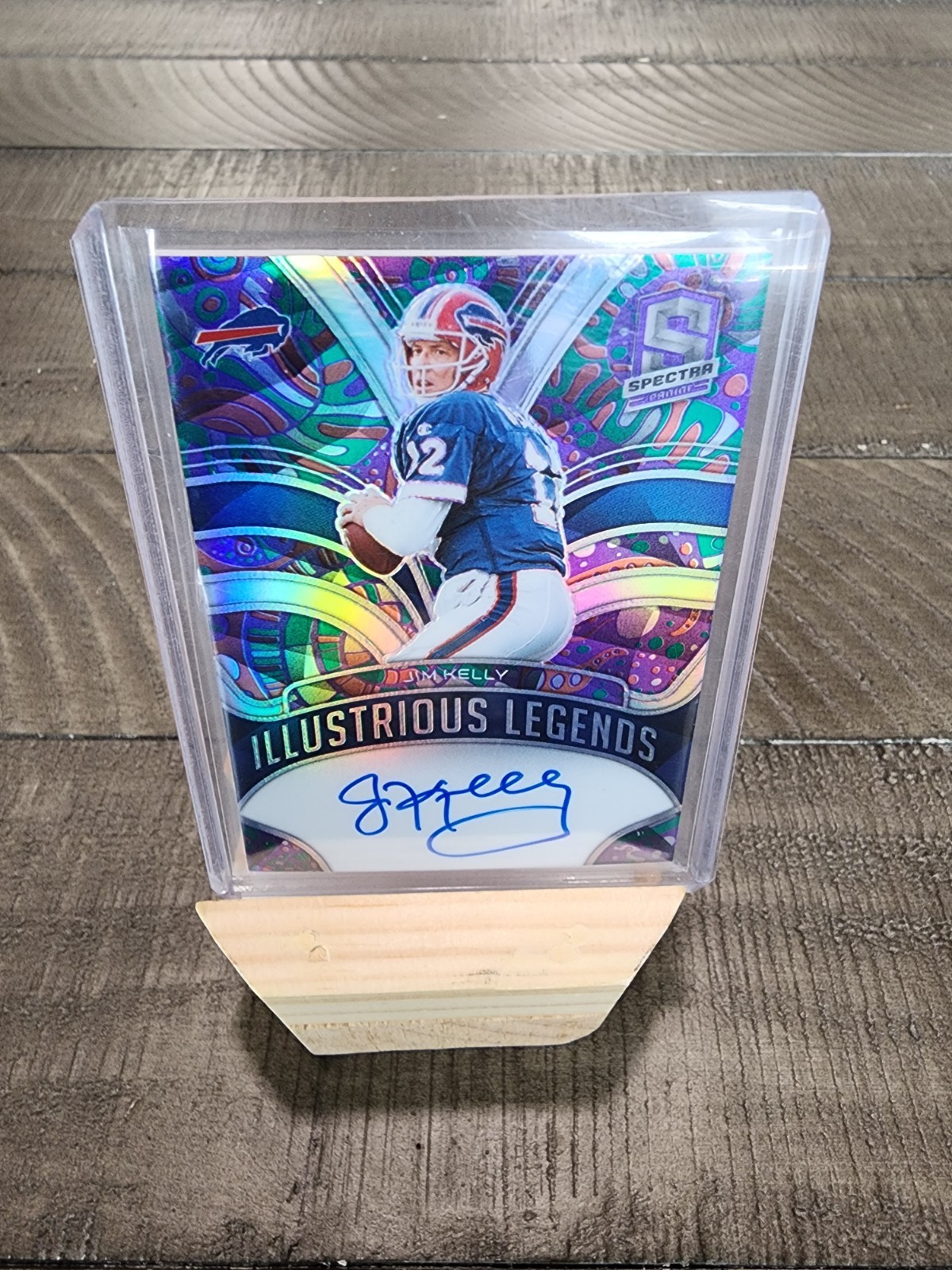 2022 Panini Spectra Illustrious Legends Autos Jim Kelly #ILS-JKE Complete Set