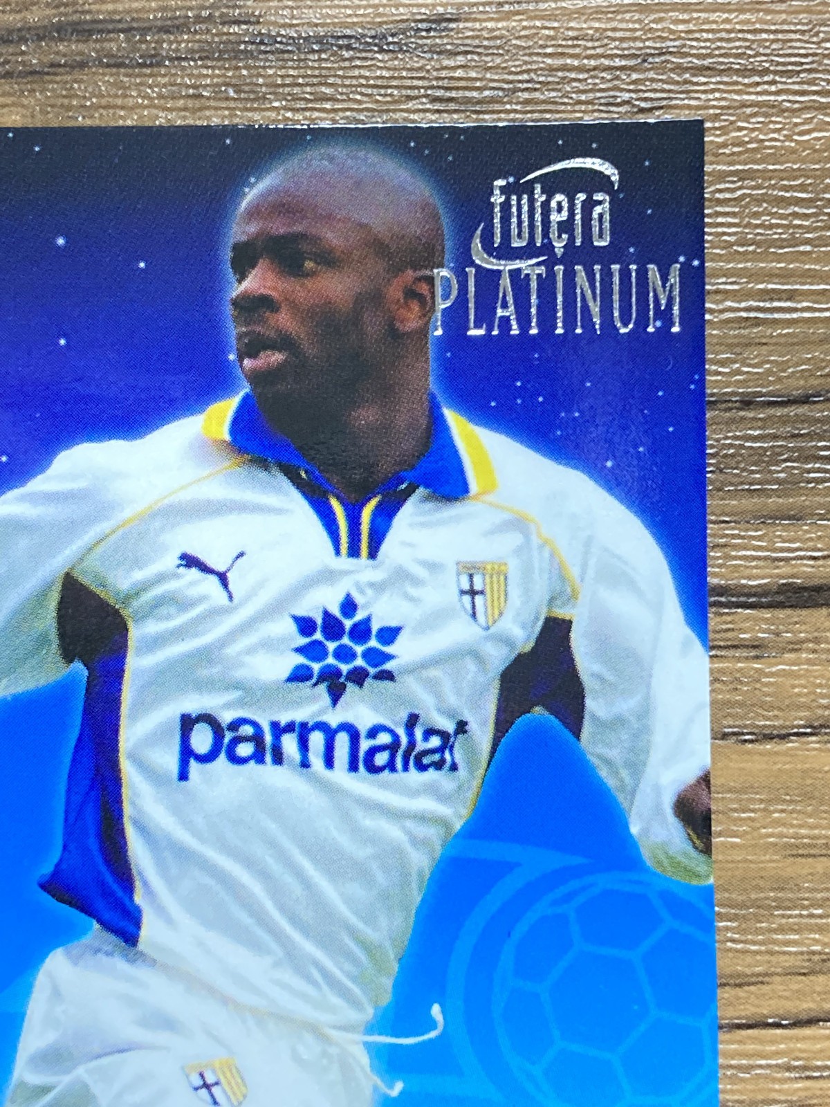 Free Shipping! Futera Platinum 2001 World Stars #42 Lilian Thuram France Parma